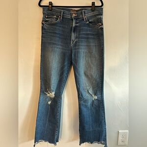 MOTHER Denim Size 31 The Insider Crop Step Chew Hem (Dancing on Coals)